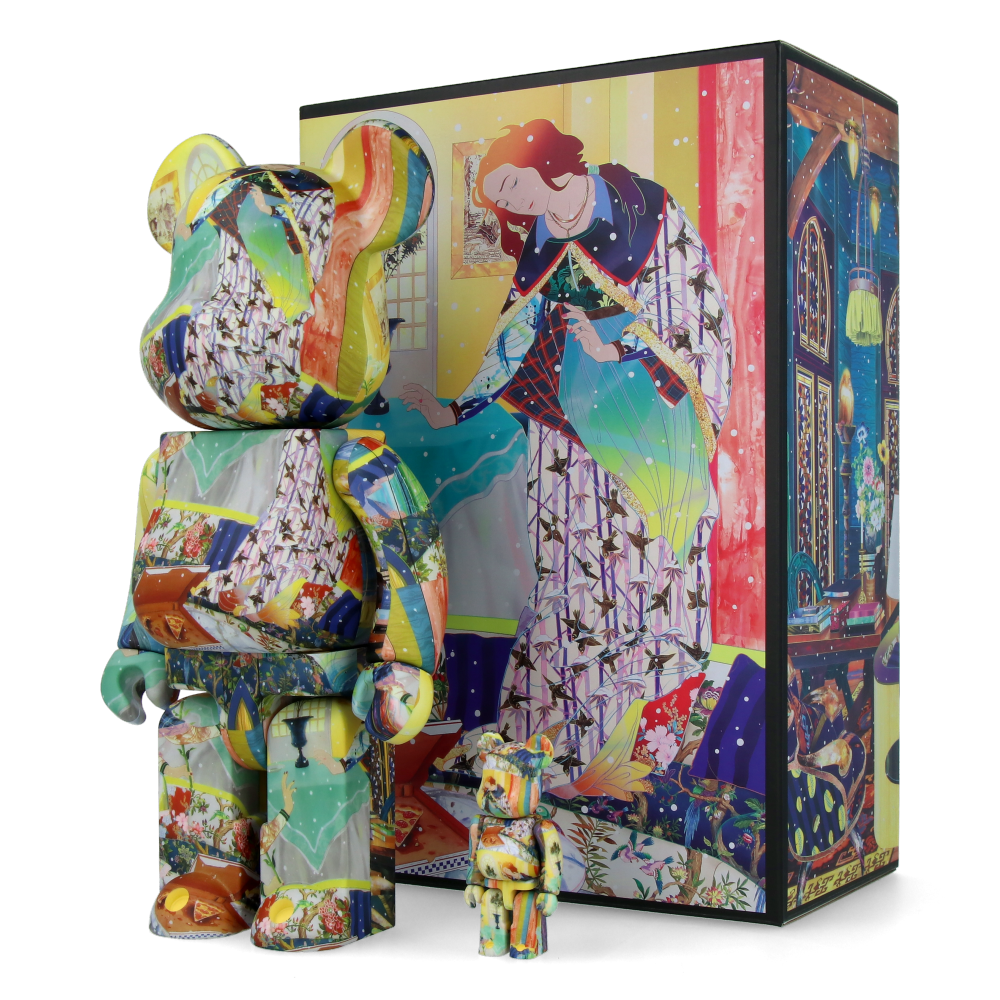 400% + 100% Bearbrick Tomakazu Matsuyama