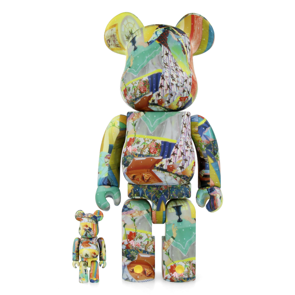400% + 100% Bearbrick Tomakazu Matsuyama