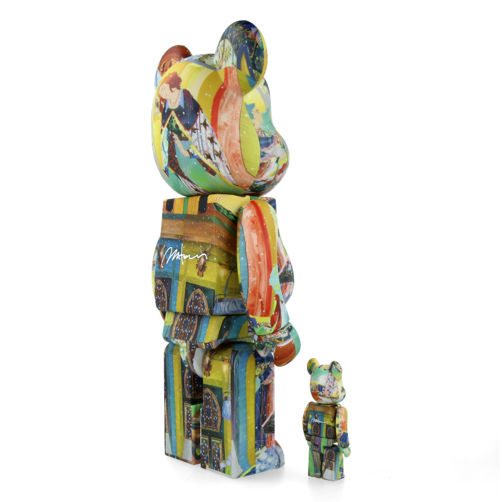 400% + 100% Bearbrick Tomakazu Matsuyama