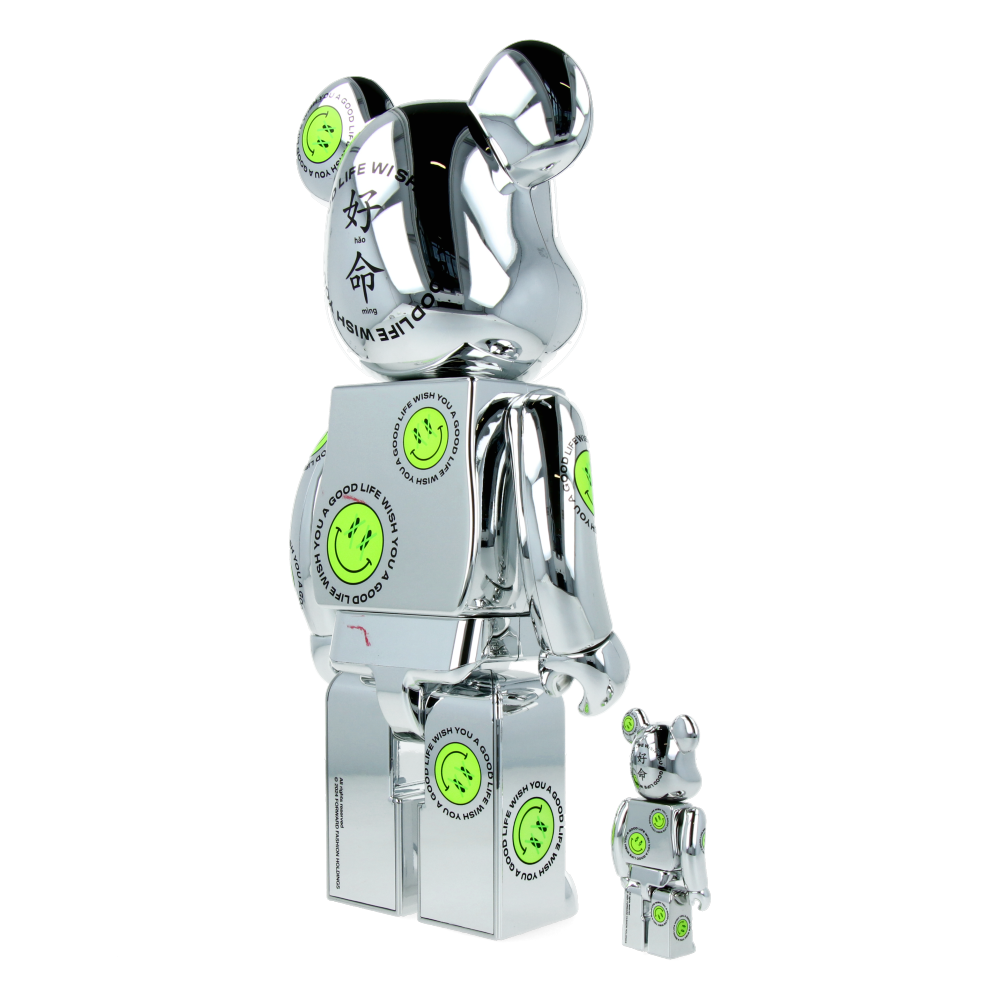 400% + 100% Bearbrick Wish you a Good Life - Nickthereal