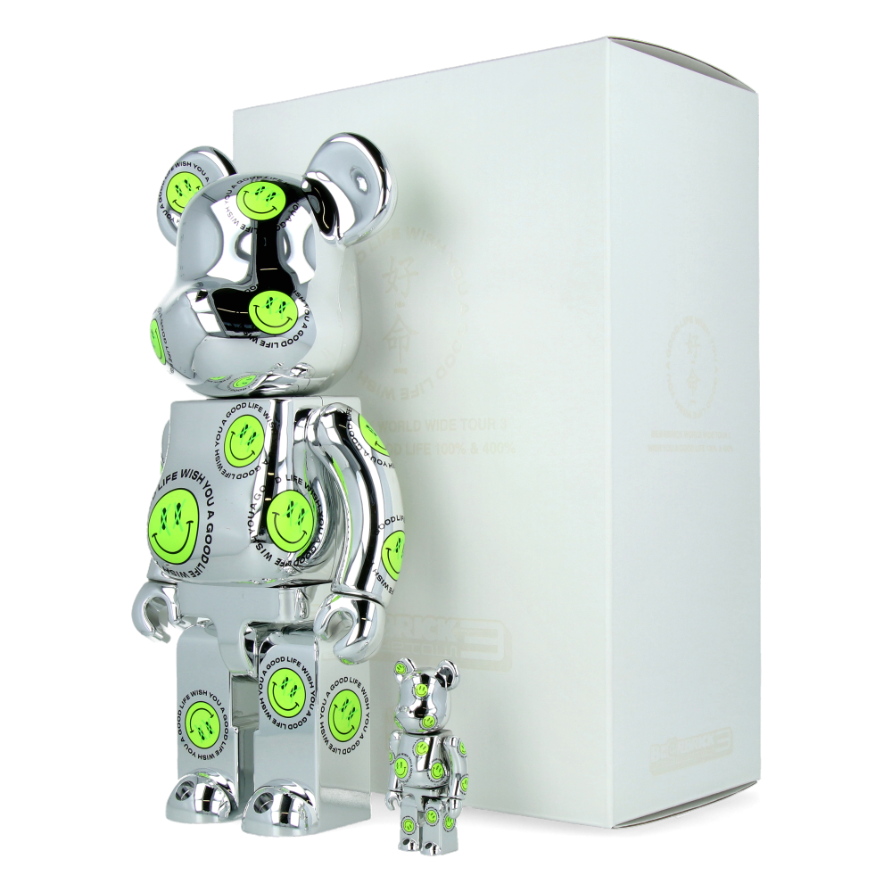 400% + 100% Bearbrick Wish you a Good Life - Nickthereal
