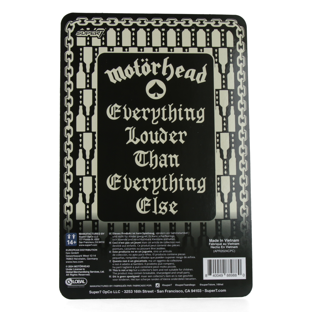Lemmy (Ace of Spades) - Motorhead ReAction Figures