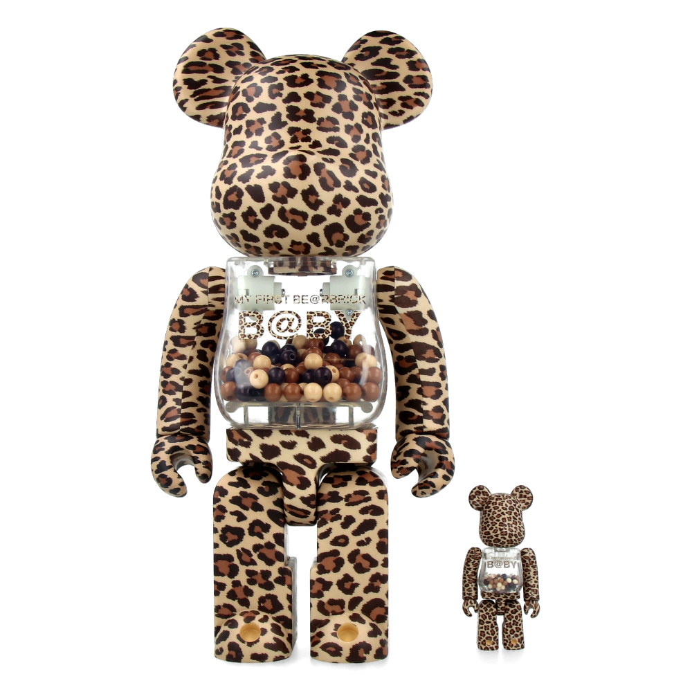 400% + 100% Bearbrick My First Baby Leopard