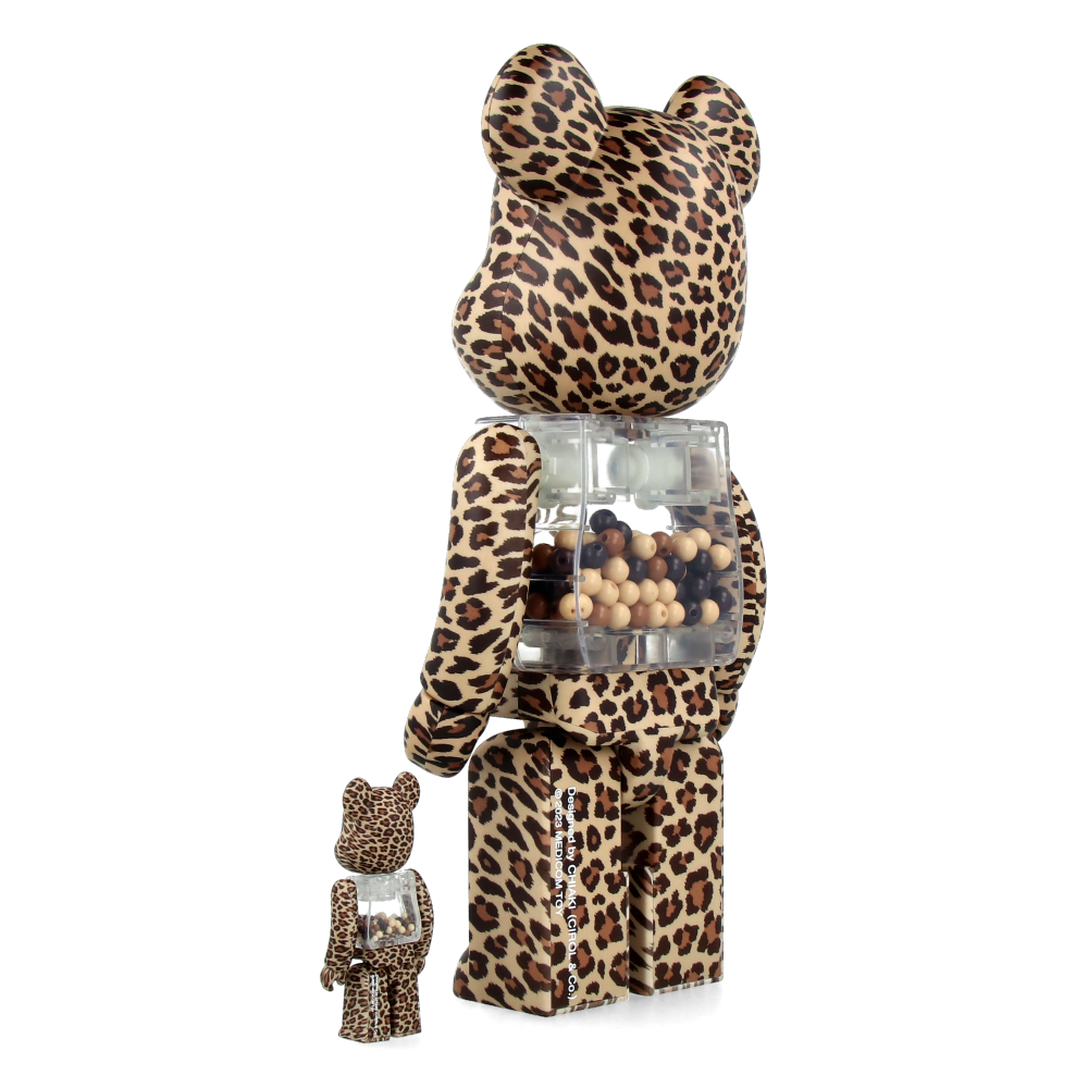400% + 100% Bearbrick My First Baby Leopard