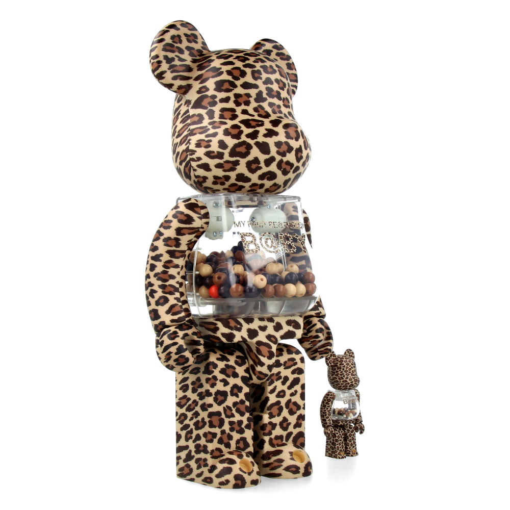400% + 100% Bearbrick My First Baby Leopard