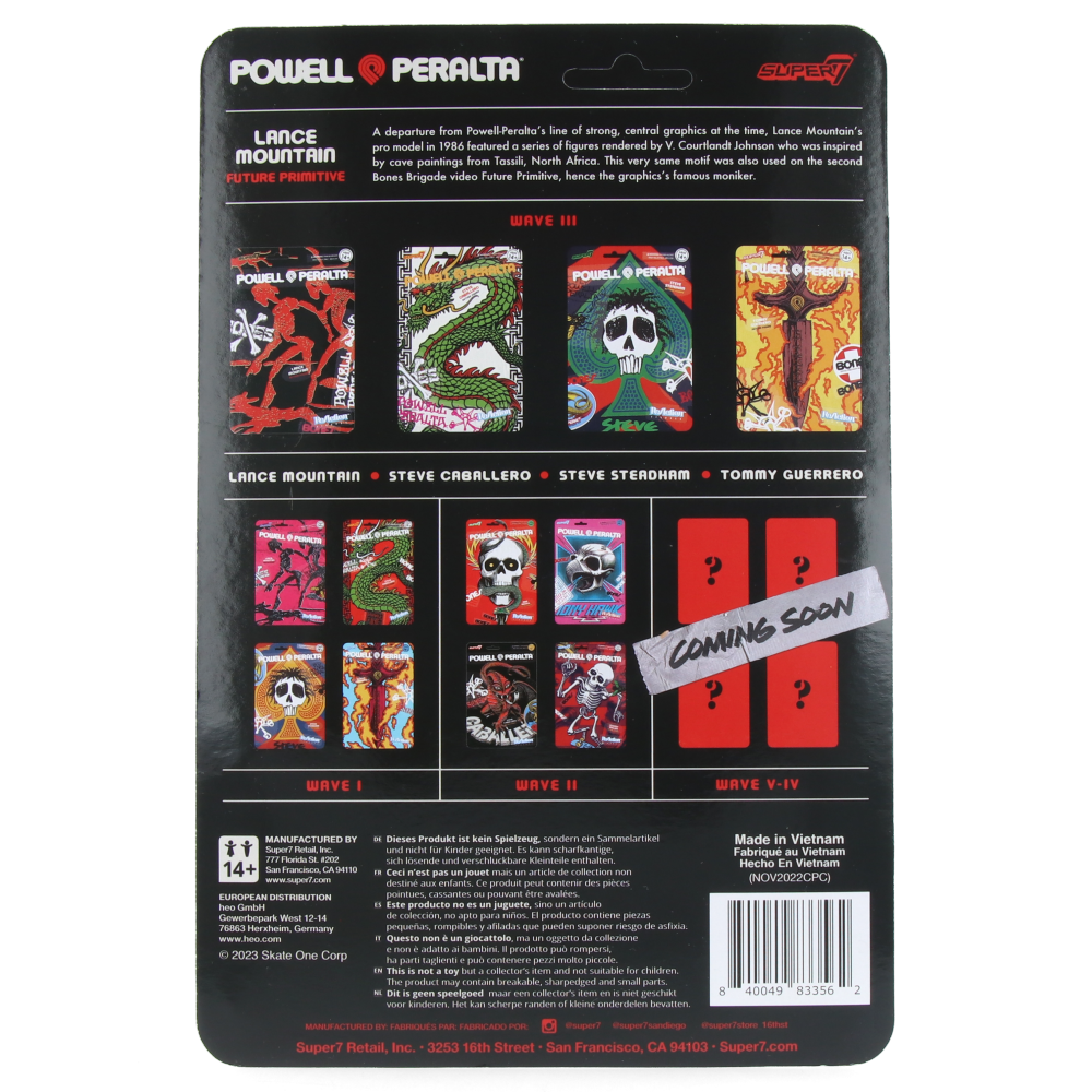 Powell-Peralta ReAction Figures Wave 3 - Lance Mountain (Lava Rock)