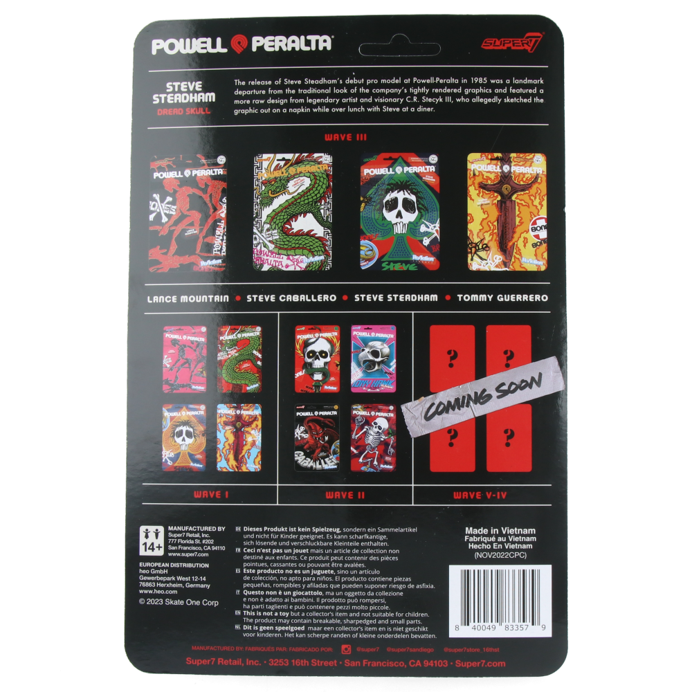 Powell-Peralta ReAction Figures Wave 3 - Steve Steadham (Del Mar)