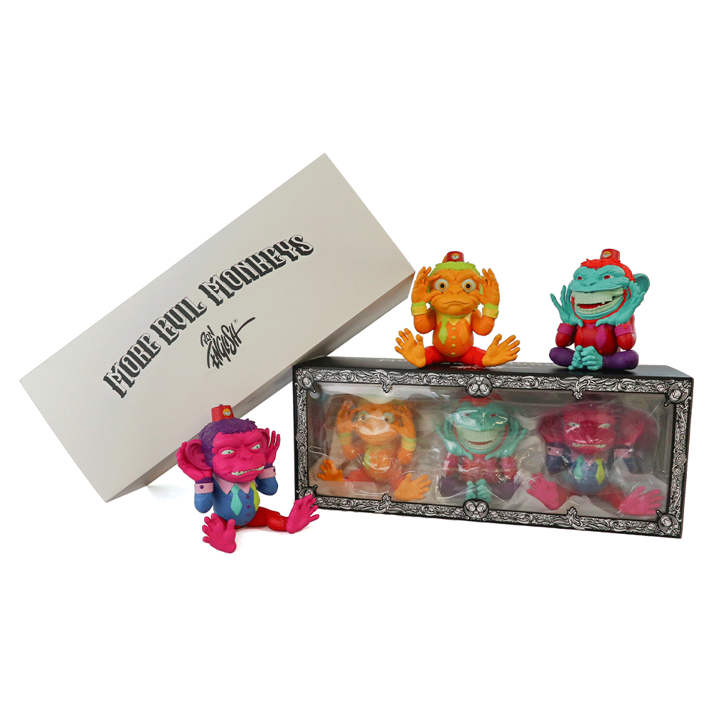 More Evil Monkeys - GID - Set de 3 pièces