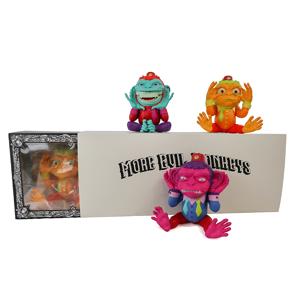 More Evil Monkeys - GID - Set de 3 pièces