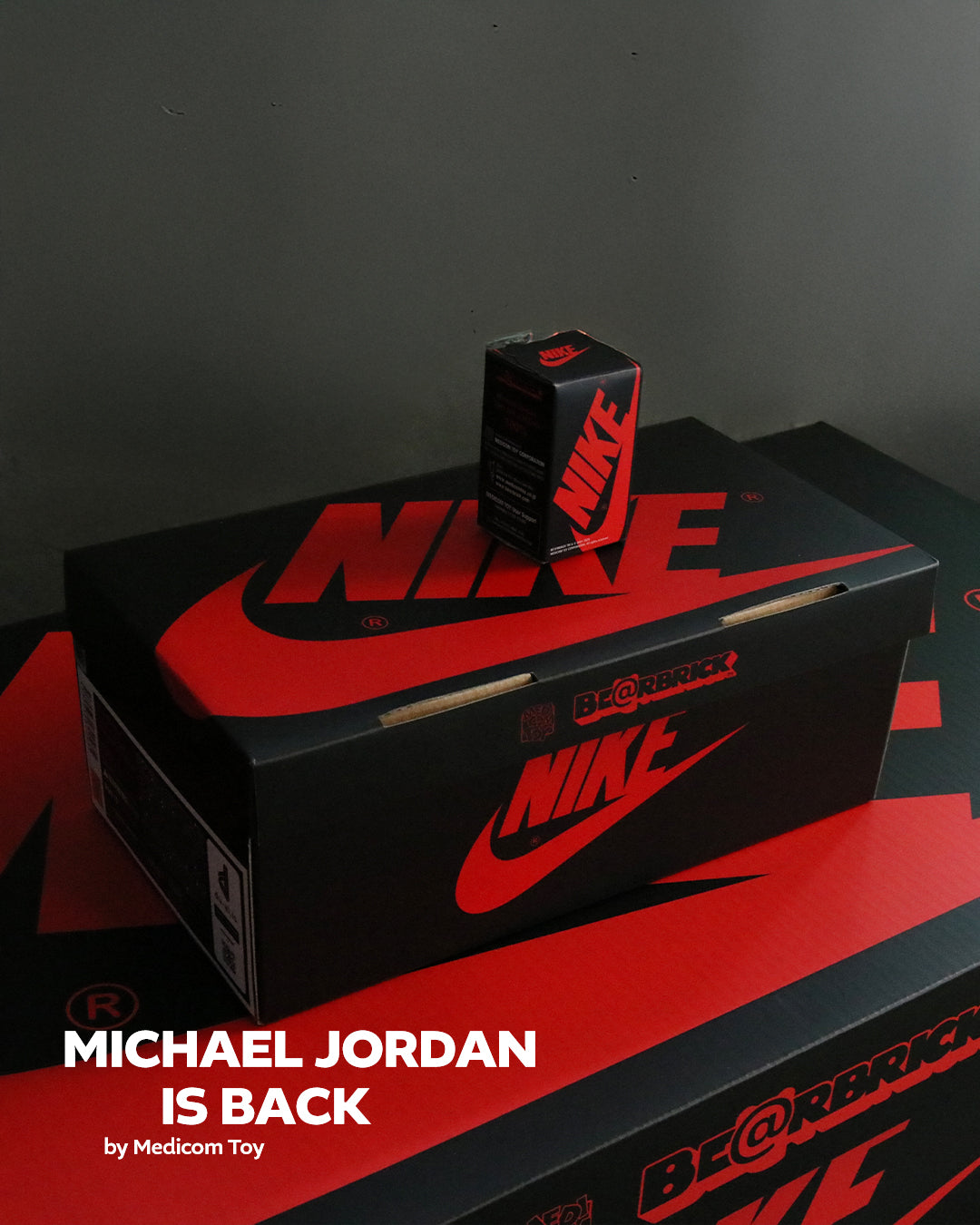 400% Bearbrick Michael Jordan - Air Jordan 1985