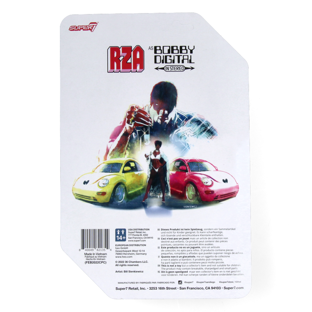 RZA Bobby Digital (Metallic Cardback) - ReAction figure