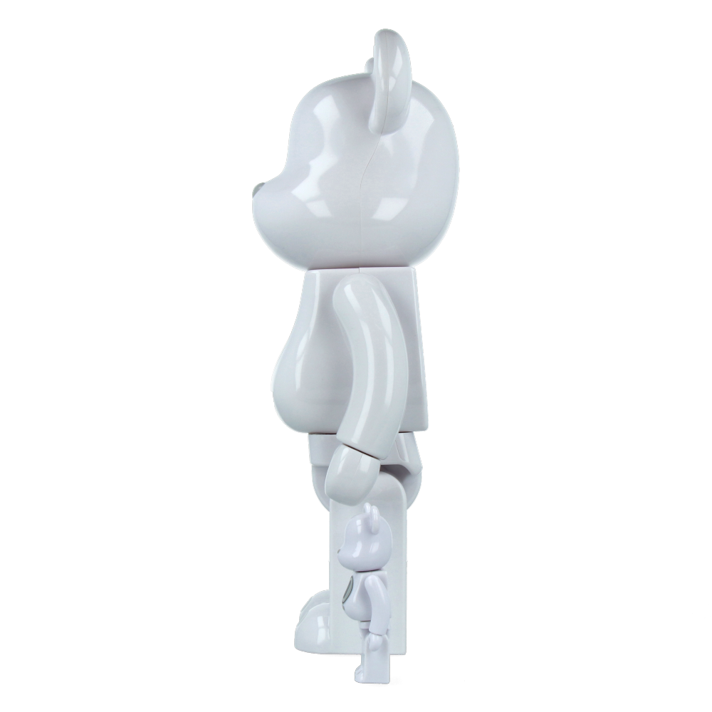 400% + 100% Bearbrick Robert Indiana X Fragmentdesign - White