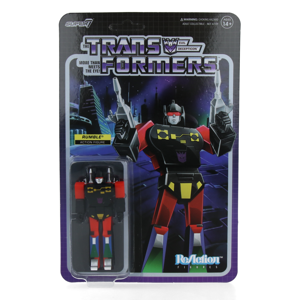 Rumble (Red) - Transformers wave 8 - ReAction Figures