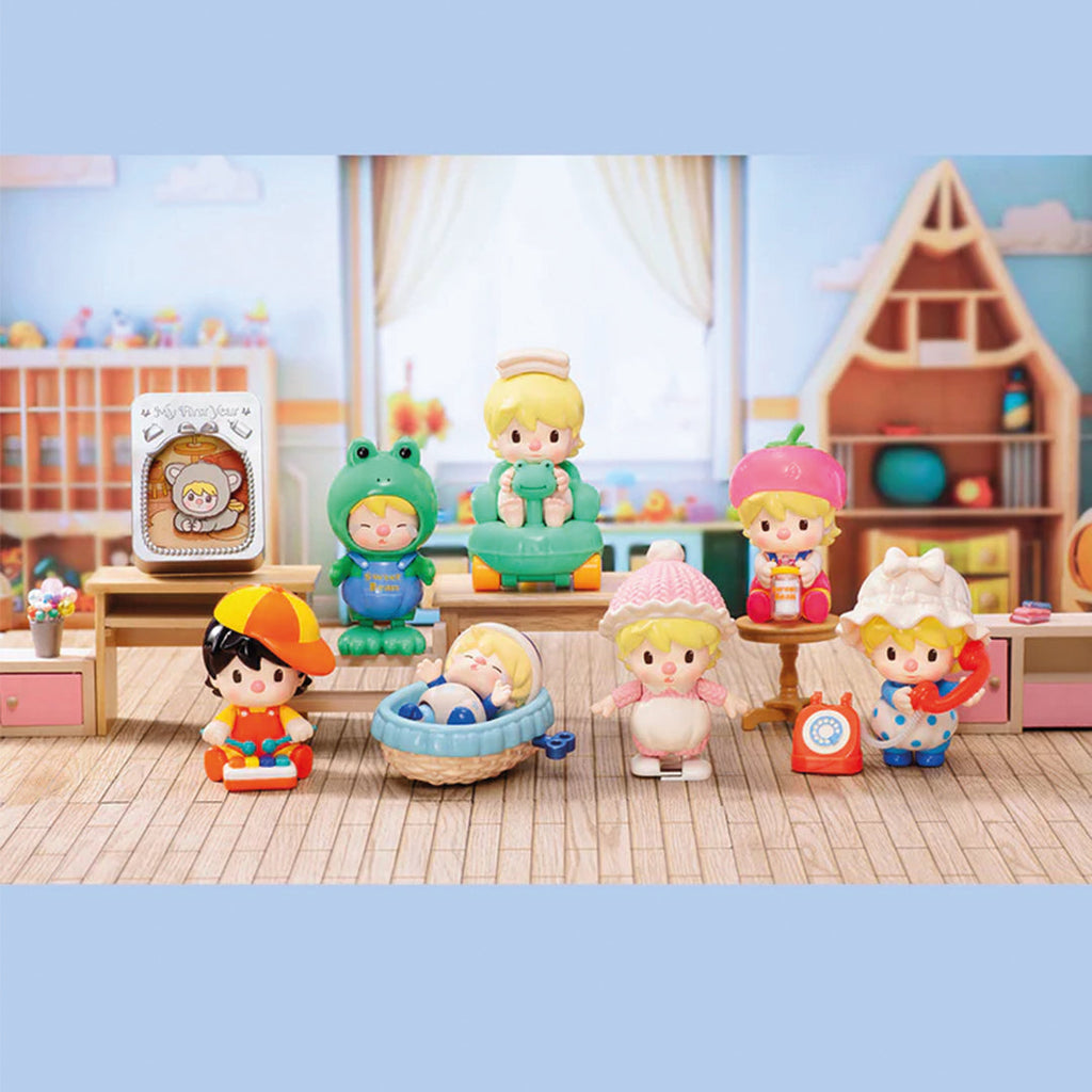 Sweet Bean Growth Illustration Series Figures