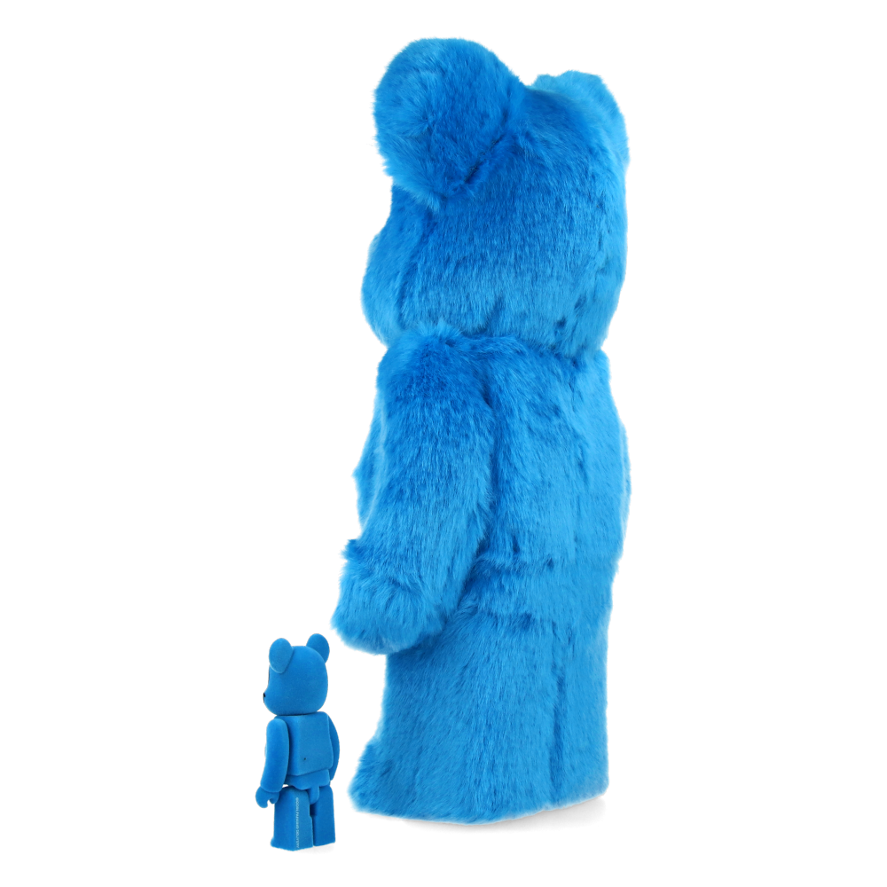 400% + 100% Bearbrick Coin Parking Delivery x Sesame Street Elmo (CPD Ver.) and Shiraishi-San (Sesame Street Ver.)