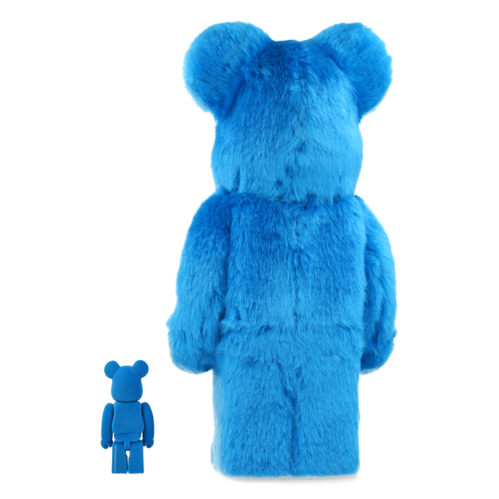 400% + 100% Bearbrick Coin Parking Delivery x Sesame Street Elmo (CPD Ver.) and Shiraishi-San (Sesame Street Ver.)