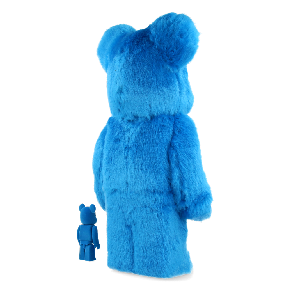 400% + 100% Bearbrick Coin Parking Delivery x Sesame Street Elmo (CPD Ver.) and Shiraishi-San (Sesame Street Ver.)