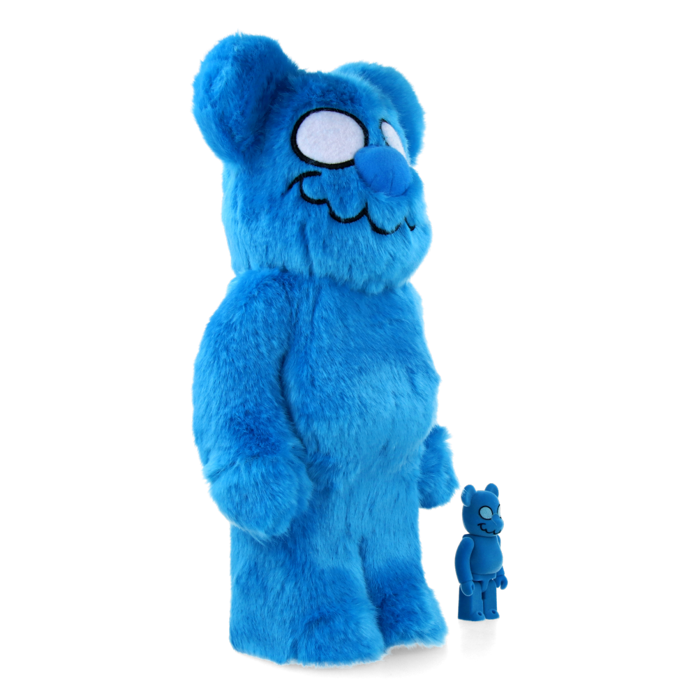 400% + 100% Bearbrick Coin Parking Delivery x Sesame Street Elmo (CPD Ver.) and Shiraishi-San (Sesame Street Ver.)