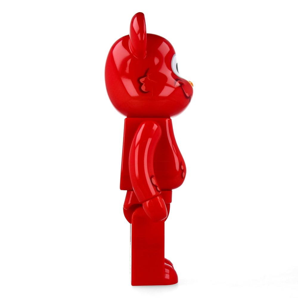 400% + 100% Bearbrick Coin Parking Delivery x Sesame Street Elmo (CPD Ver.) and Shiraishi-San (Sesame Street Ver.)