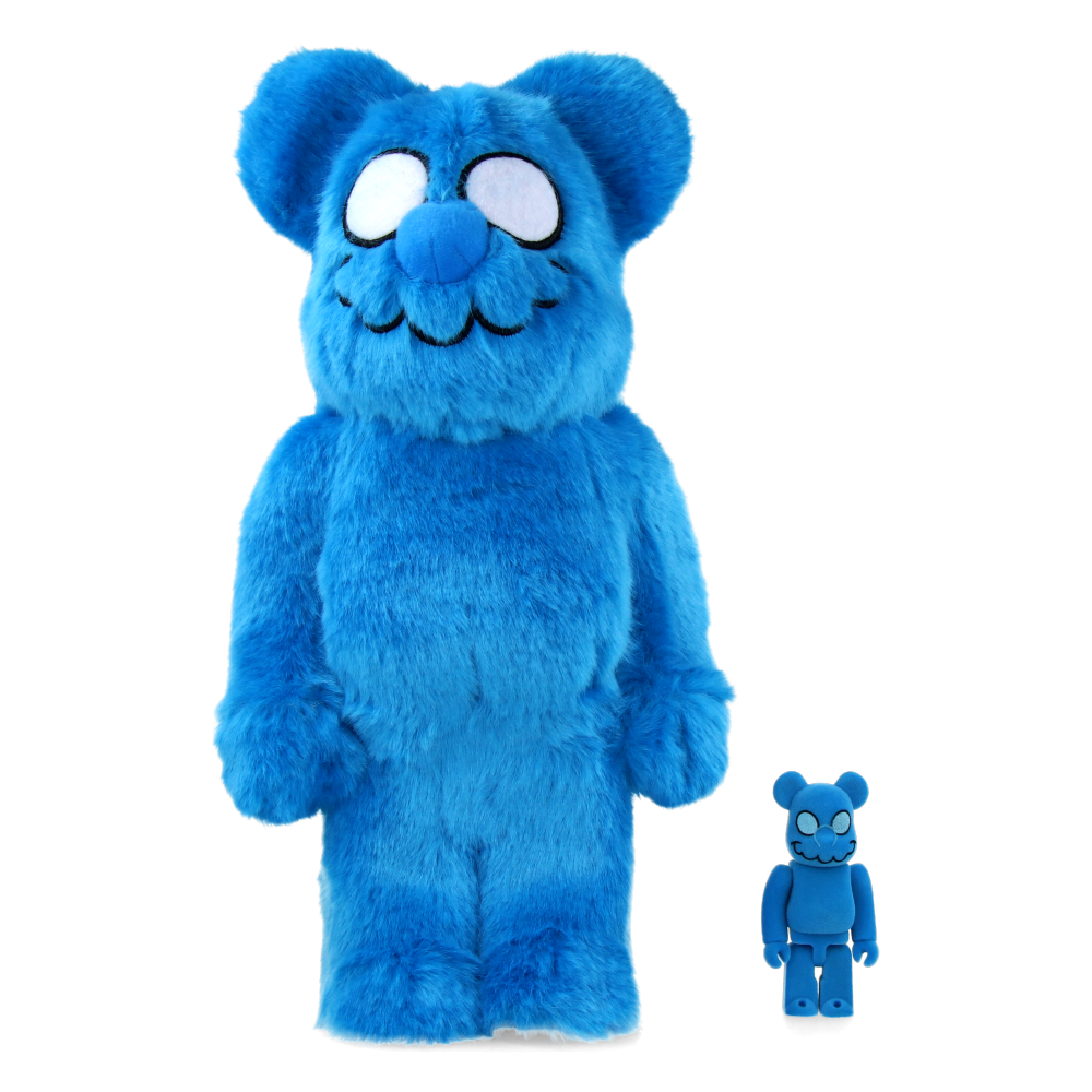 400% + 100% Bearbrick Coin Parking Delivery x Sesame Street Elmo (CPD Ver.) and Shiraishi-San (Sesame Street Ver.)