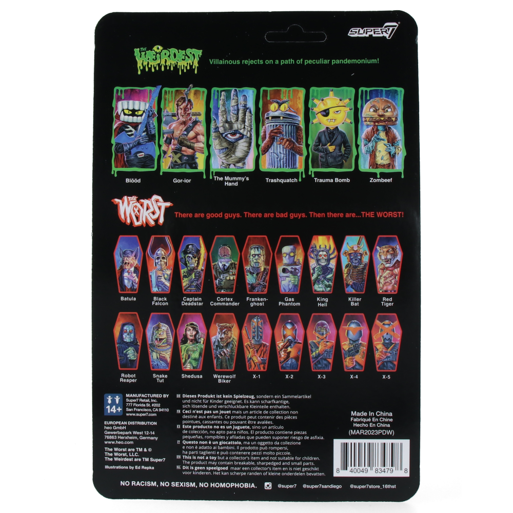 The Weirdest ReAction Figures Wave 03 - Gor-ior (Indigo To Hell)