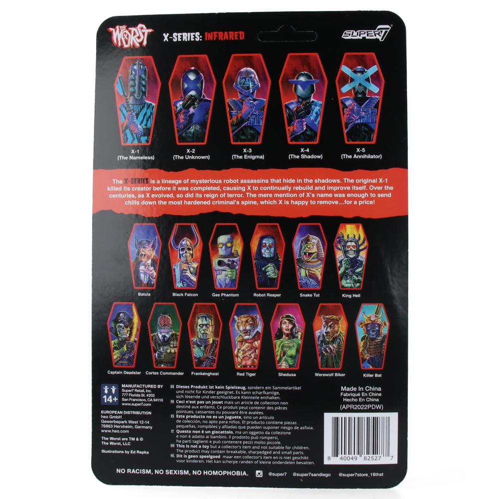 X-3 (Infrared) - The Worst - ReAction Figures