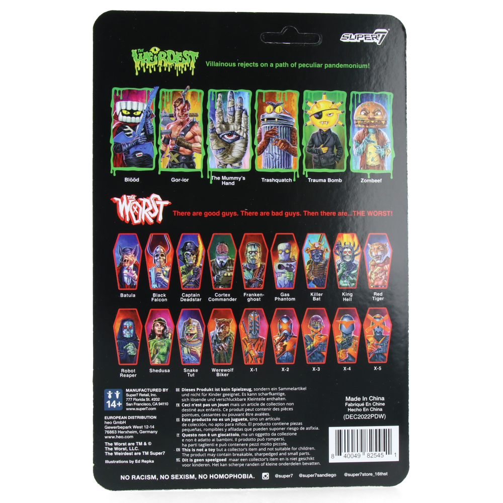 The Weirdest ReAction Figures Wave 1 - Trashquatch