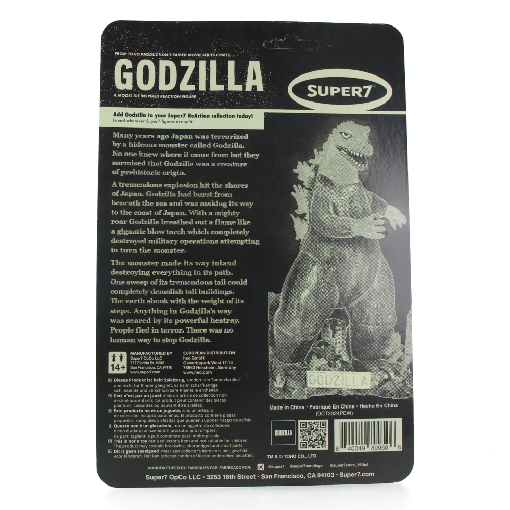 Godzilla Model Kit (Glow) - Toho ReAction Figures
