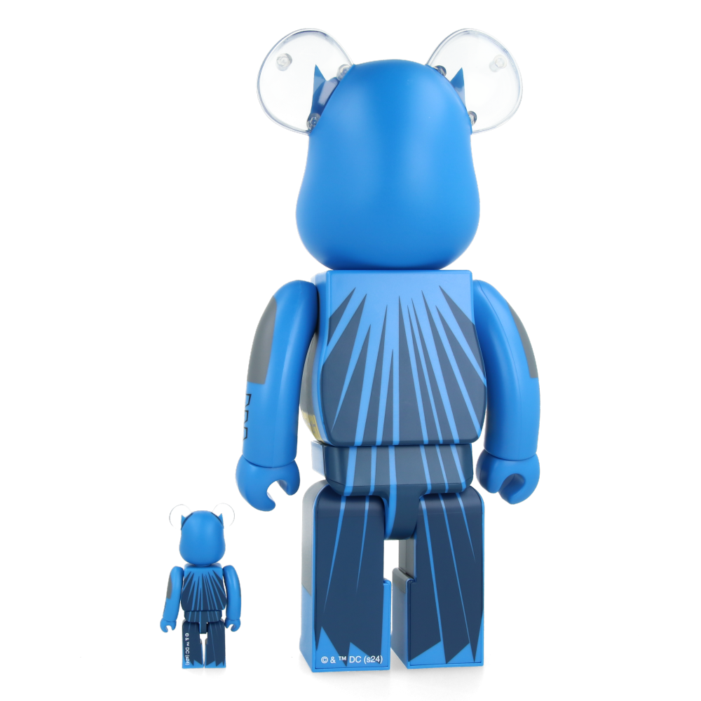 400% + 100% Bearbrick Batman Dark Knight (TDKR Blue Ver.)
