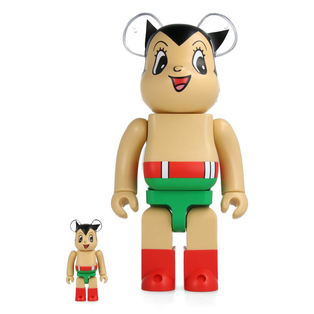 400% + 100% Bearbrick Astro Boy (First Color ver.)