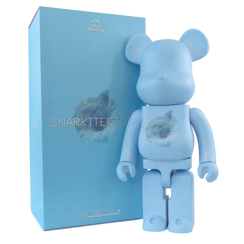 1000% Bearbrick x Snarkitecture x Black Rainbow Blue Édition