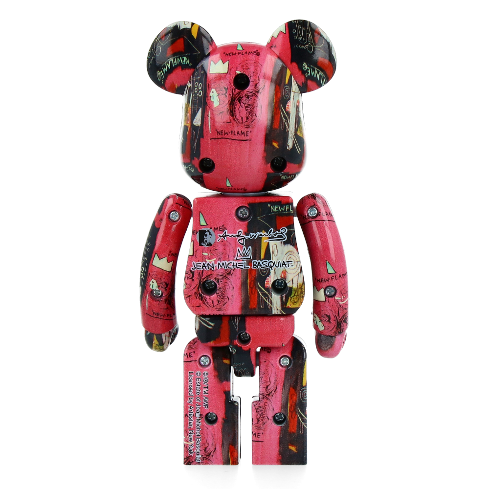 200% Bearbrick Andy Warhol x Jean-Michel Basquiat (Chogokin)