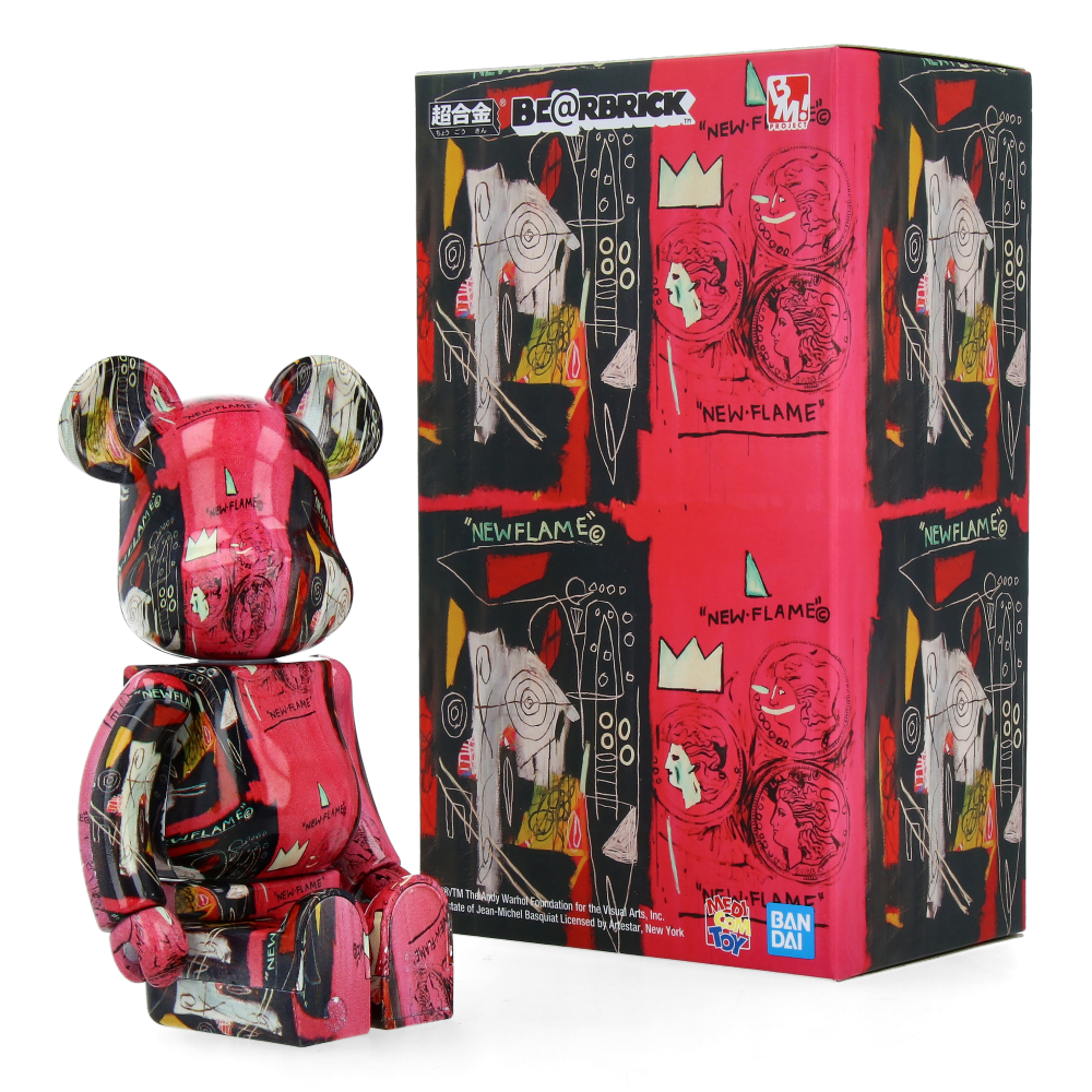 200% Bearbrick Andy Warhol x Jean-Michel Basquiat (Chogokin)