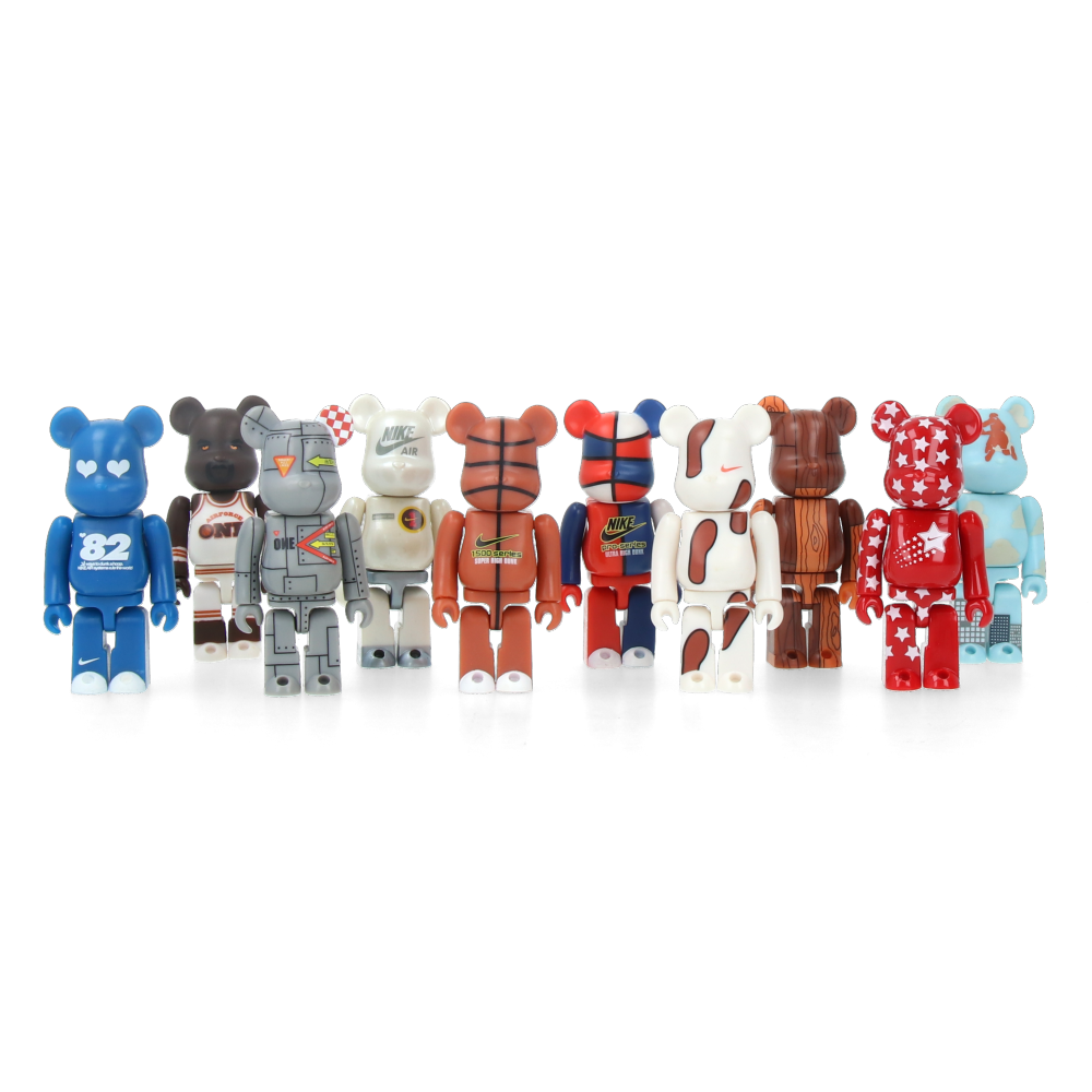 Bearbrick Nike - I love my Air Force 1 - Shoebox (set of 10 pcs)