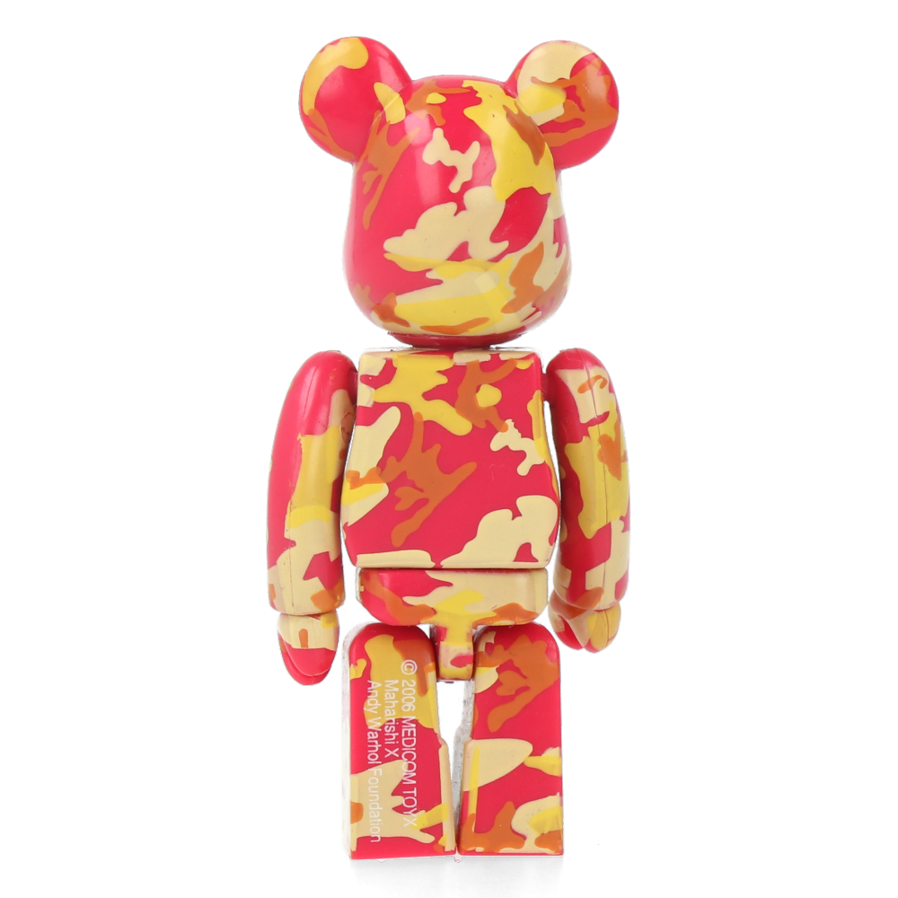 100% Bearbrick Series 12 - Andy Warhol Foundation by Maharishi (Pattern)