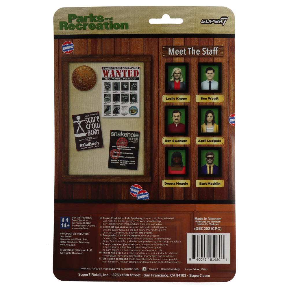 Parks and Recreation Ben Wyatt - ReAction figures