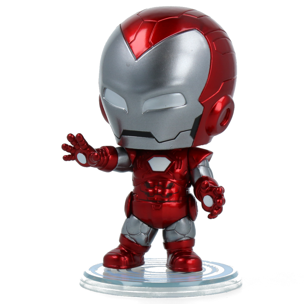 Marvel Comics - Figurine Cosbaby (S) Iron Man (Silver Centurion Armor)