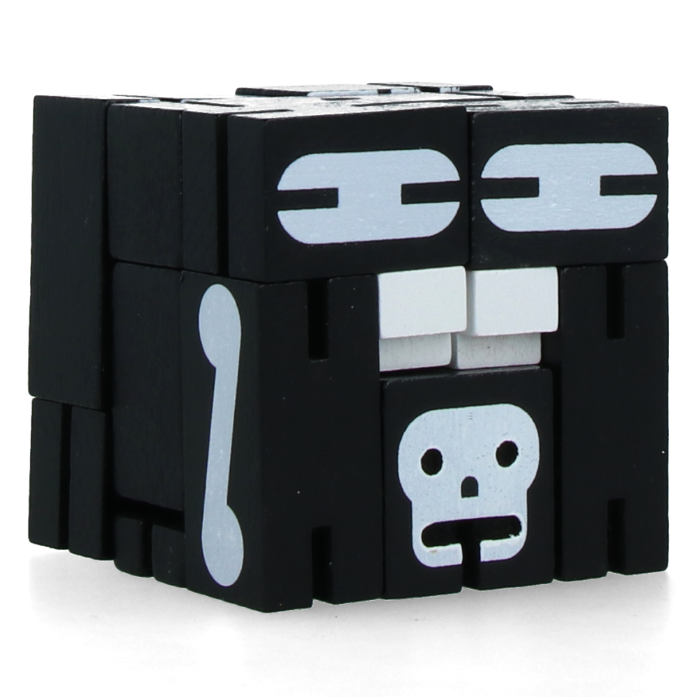 Cubebot - Small - Black/Skeleton
