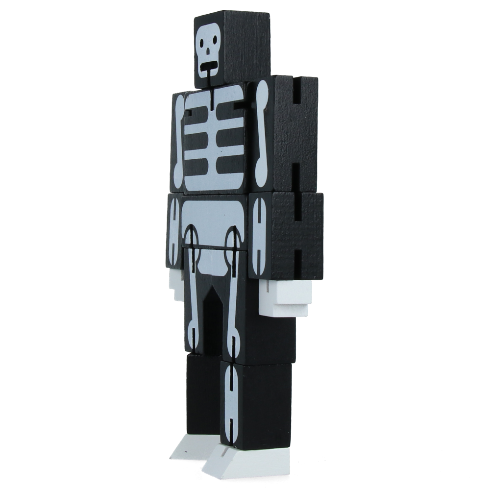 Cubebot - Small - Black/Skeleton