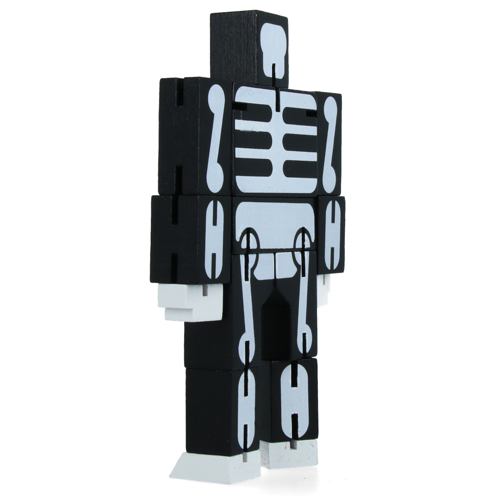 Cubebot - Small - Black/Skeleton