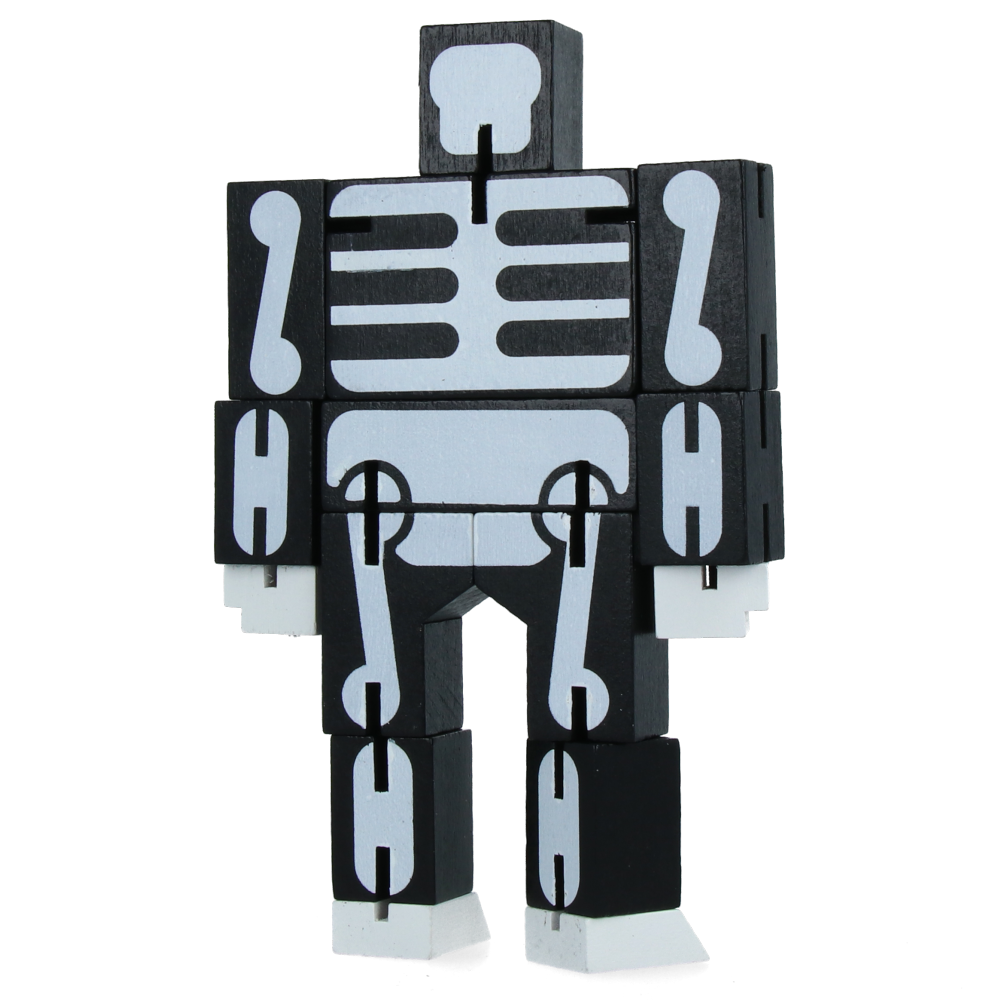 Cubebot - Small - Black/Skeleton