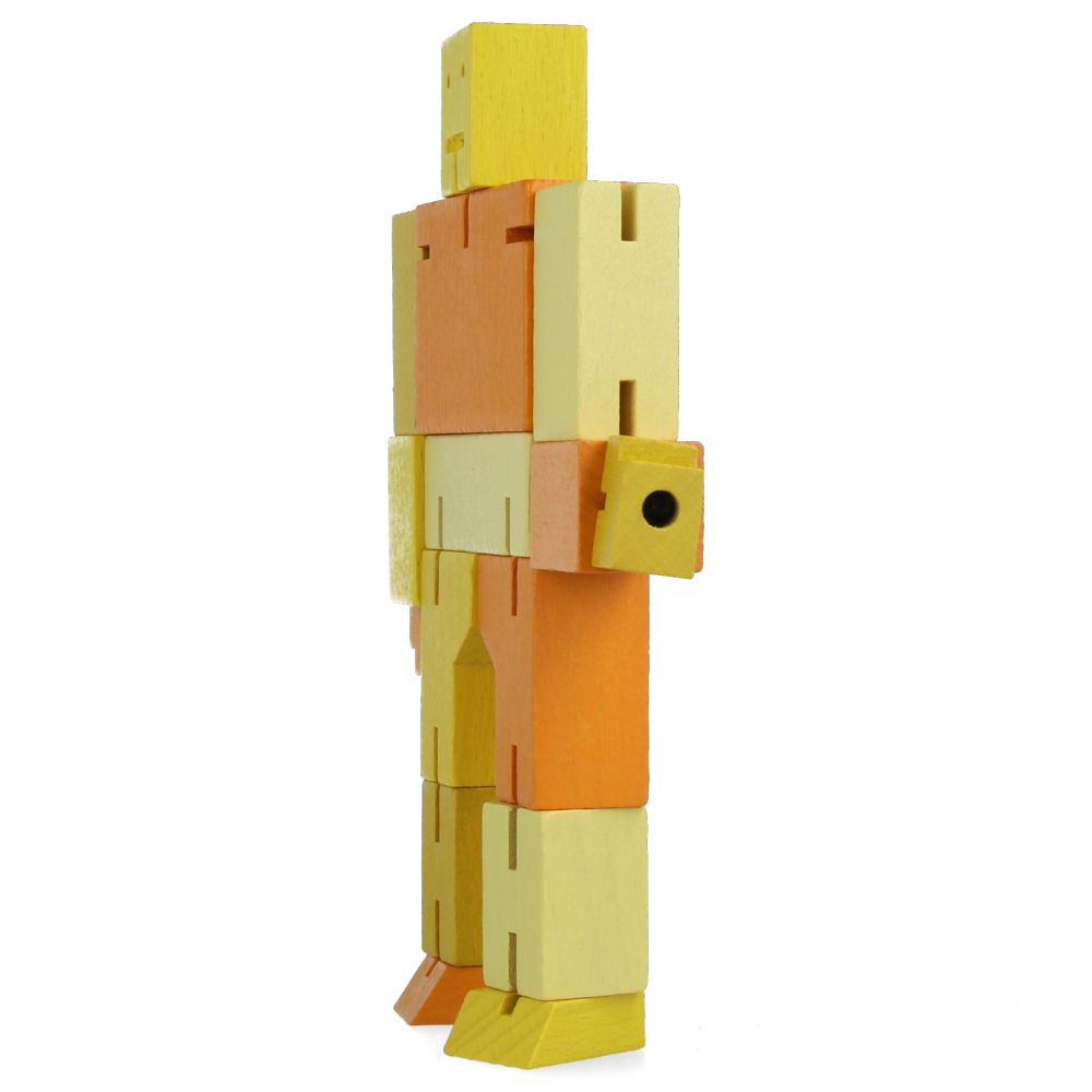 Cubebot - Small - Yellow Multi