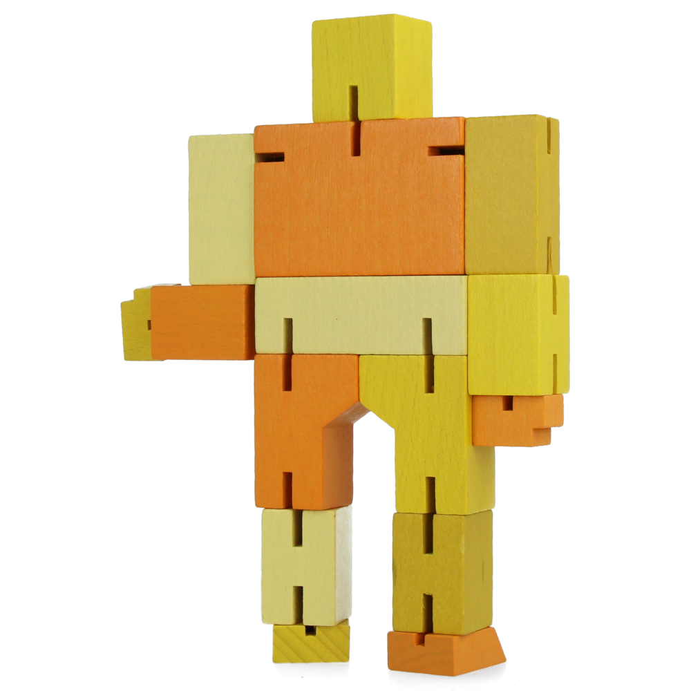 Cubebot - Small - Yellow Multi