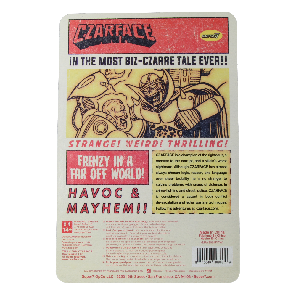 Czarface (Orange and Black) - ReAction Figures wave 11