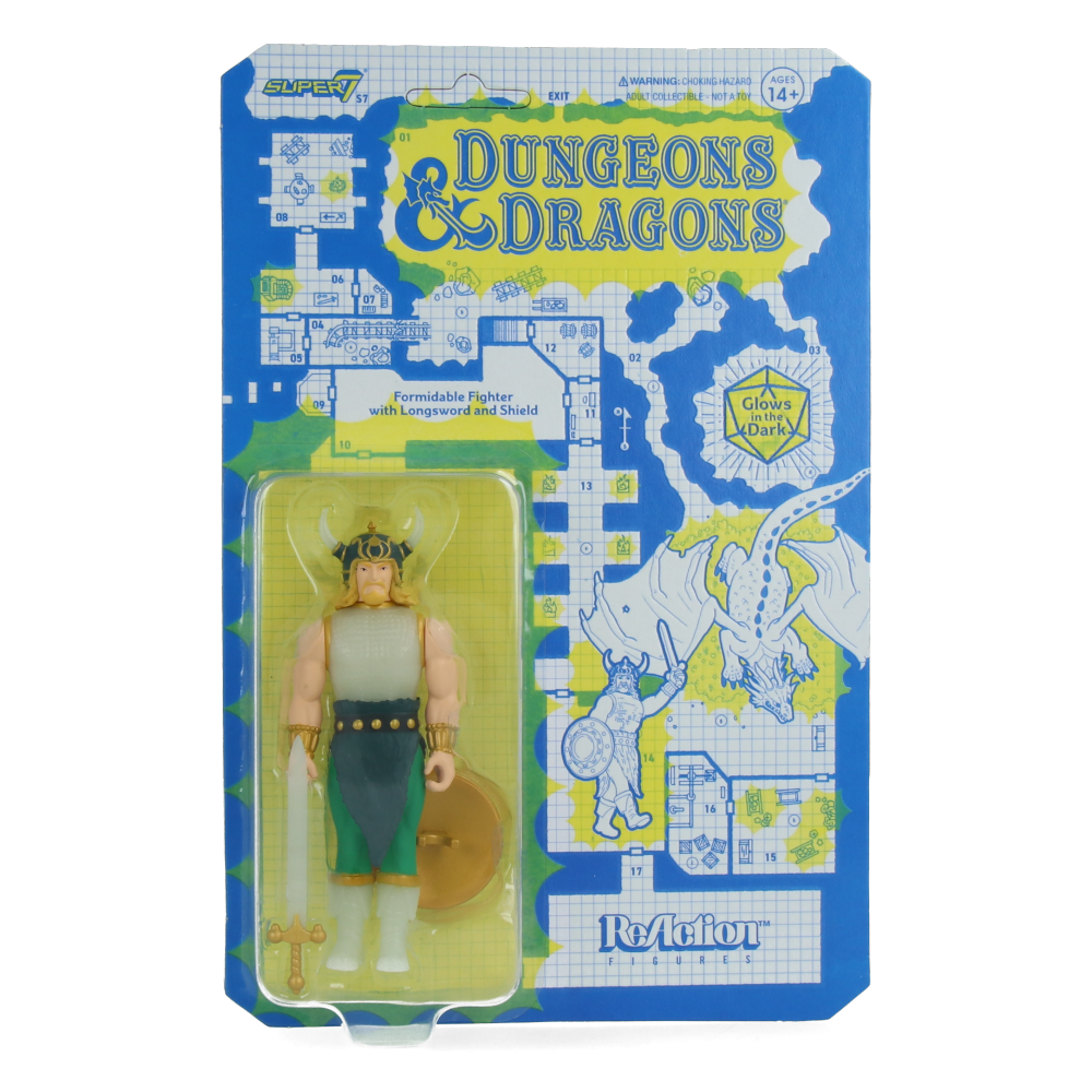 Red Box Fighter (Glow) - Donjons et Dragons ReAction Figures Wave 4