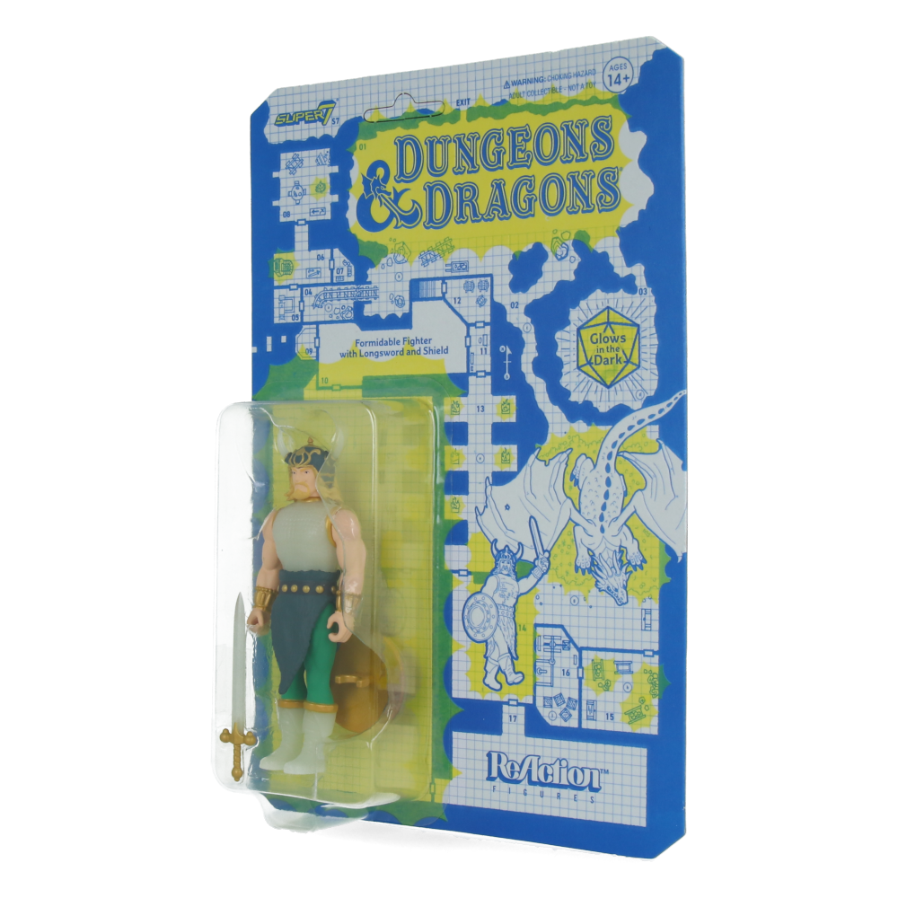 Red Box Fighter (Glow) - Donjons et Dragons ReAction Figures Wave 4