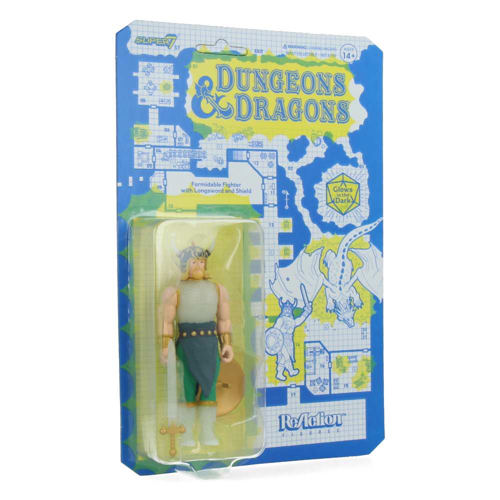 Red Box Fighter (Glow) - Donjons et Dragons ReAction Figures Wave 4