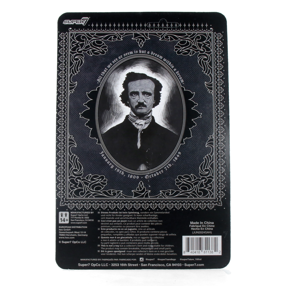 Edgar Allan Poe (Greyscale) - ReAction Figures Wave 1