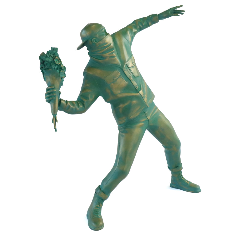 Flower Bomber Bronze Statue - Banksy X Medicom Toy