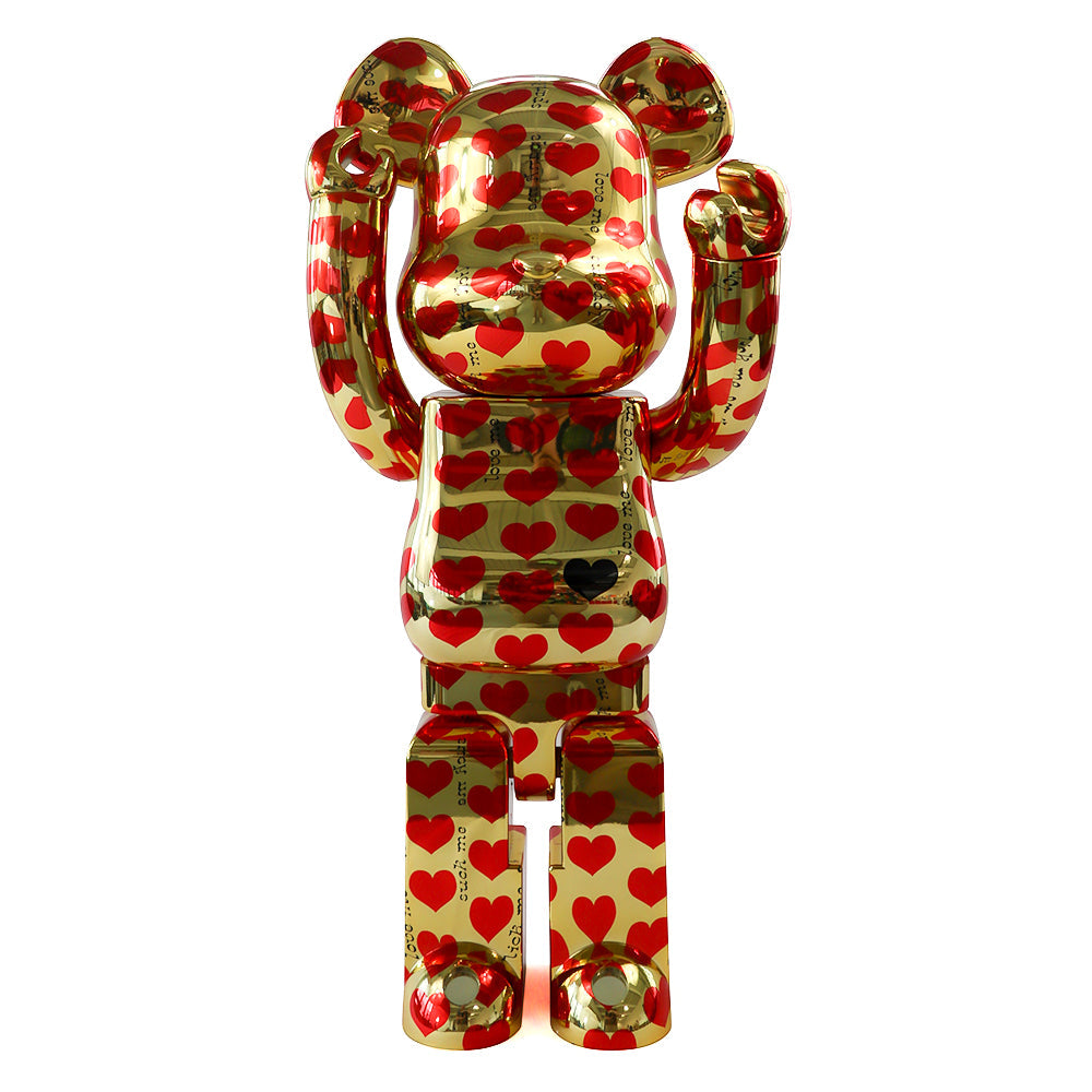 1000% Bearbrick Gold Heart